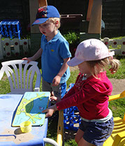 photo of boy in Dragonflies counting at Longscroft