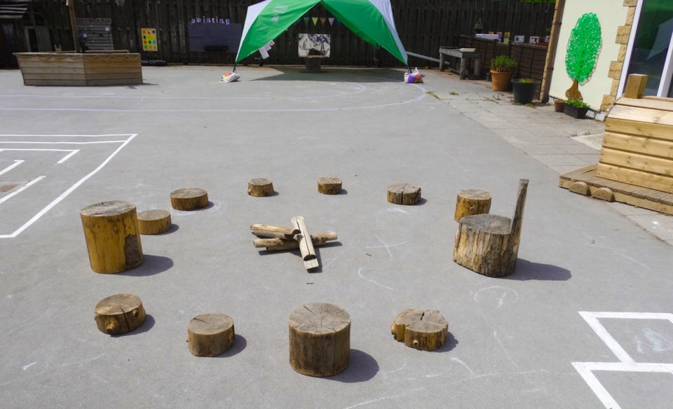 Photo of playground at Longscroft Nursery
